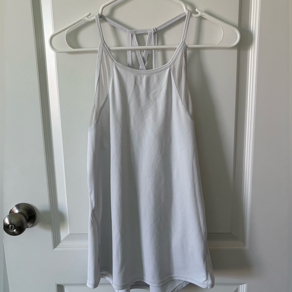 mesh athletic tank top with cute back